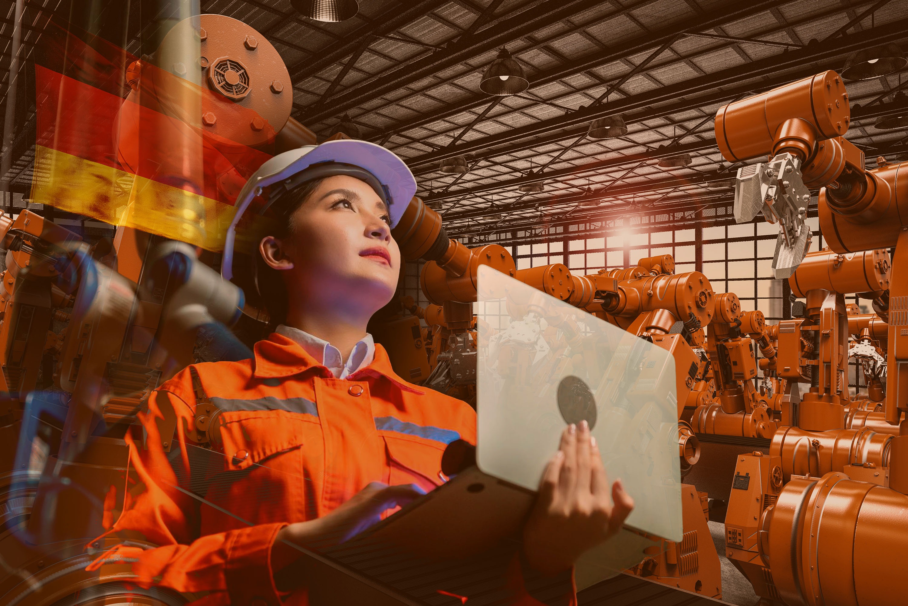 Industrial automation and robotics in Germany Hannover Industry 4.0